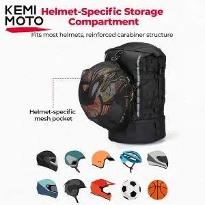 스포츠 바이크 오토바이 모터사이클 시시바 가방 확장형 용량 리어 시트 테일 백 롤탑 방수 수하물 보관 투