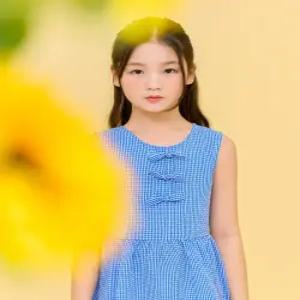 (스타필드 수원점)( 스타일노리터 )마린 체크 원피스