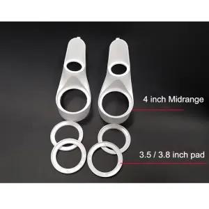 3.5인치 3.8 4인치 3방향 미드레인지 스피커 포드 자동차 수리용 트위터 스탠드 브래킷
