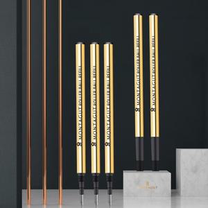 Montagut 롤러 볼펜 리필 잉크 블랙 블루 레드 0.5mm 0.7mm 나사 타입 15개