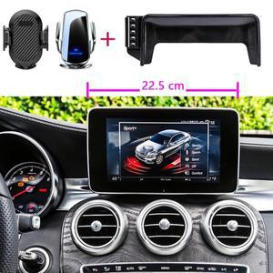 메르세데스-벤츠 호환 호환 C 클래스 W205 GLC - 용 차량 전화 거치대 7 인치 화면 고정 베이스 내비게이션