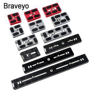 새로운 DSLR 카메라 플레이트 삼각대 볼헤드 퀵 릴리즈 40/50/60/76/106/156/206/306 아카 스위스 표준 액