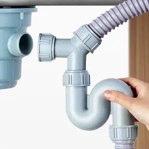 싱크s트랩 2구 대밑냄새 악취차단 하수구제거 배교체
