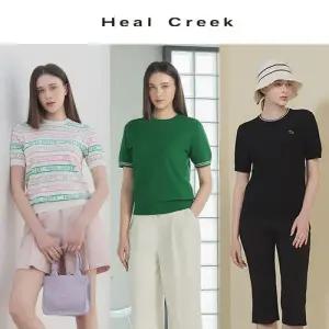 힐크릭 26SS 여성 썸머 라운드 니트3종