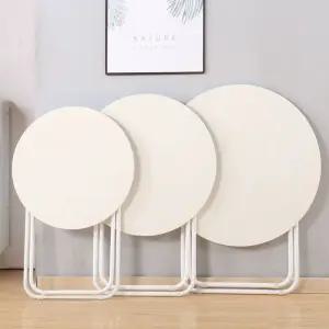 원목 티테이블 휴대용 접이식 야외 사각테이블 탁자 원룸 책상 찻상 원형 발코니 식탁