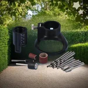 호환  목공용 도구 키트 가이드 부착 트위스트 드릴 비트 로터리 라우터 드레멜용 밀링 커터