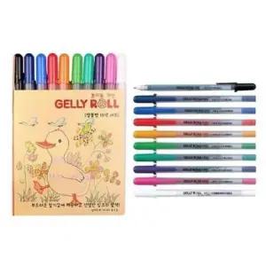 자재 사쿠라 겔리롤 파인 젤펜 10색 세트