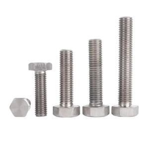 1pc M6 M8 M10 M12 M14 M20 x 15 25 30 35 40-200mm TA2 GR2 티타늄 육각 머리 나사 볼트 DIN