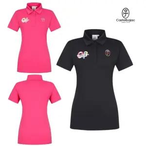 까스텔바작 골프 여성 프린트 여름 반팔 카라 티셔츠 BGEM-TS708