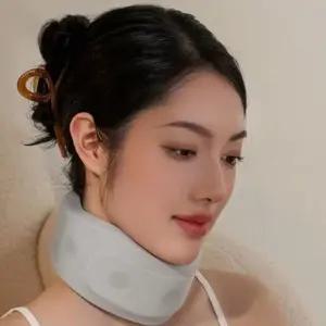 경추 통풍 메쉬 메모리 폼 목 보호대 거북목