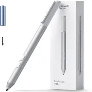 Microsoft Surface Pen - 정밀 블루투스 스타일러스 긴 배터리 수명 사용자 지정 가능 Pro 11 10 7 Go