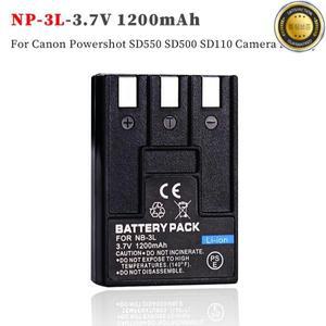 NB-3L 카메라 배터리 1200mAh 캐논 파워샷 SD550 디지털 IXUS 700 I5 30 충전식