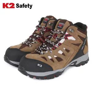 K2 케이투 세이프티 K2-52 라이트 올리브  등산화 스타일 통기성 지퍼 안전화