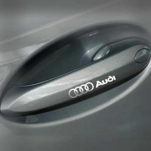 자동차 인테리어 금속 엠 블 럼 스티커 도어 핸들 백미러 장식 아우디 sline A4 B7 B8 B9 A3 8P 8V 8L A5