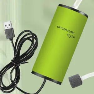 USB 수족관 에어펌프 초저소음 필터 산소발생기 어항 휴대용 산소공급기 가정용 사무실용 에너지 절약