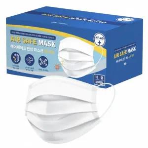식약처 허가 일회용 KFAD 비말차단 마스크 에어세이프 50매
