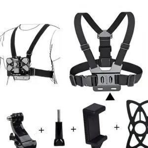 [골드스마일]액티비티 인칭 가슴 액션캠 스트랩 바디 카메라 휴대폰