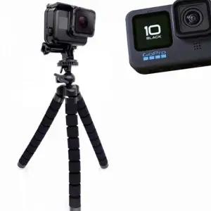 [골드스마일]삼각대 거치대 휴대용 유연 스마트폰 문어발 소형 촬영 카메라