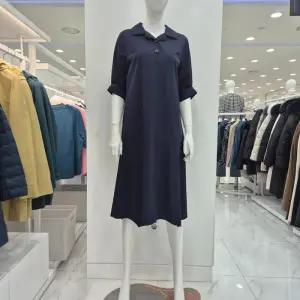 [프렐린]프렐린  5부 소매 카라넥 원피스/RJO252S10_OD