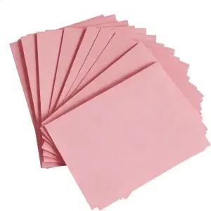 미술 용품용 대형 건설 용지 17.3 x23.4 DIY 프로젝트 100매 그리기용 분홍색 공예