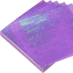 MECCANIXITY 75장 글리터 종이접기 종이 4x4인치 반짝이는 정사각형 접이식 시트 10x10cm 무지갯빛 DIY