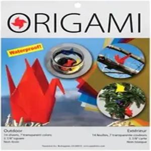야스토모 종이접기 야외용 14매 5.8인치 방수 변색 방지 다양한 색상(레드 블루 퍼플 오렌지 옐로우 화이트