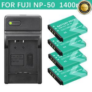Fujifilm FinePix XF1 F100fd F70EXR + LED 충전기 용 1400mAh NP-50 NP 50 카메라 배터리