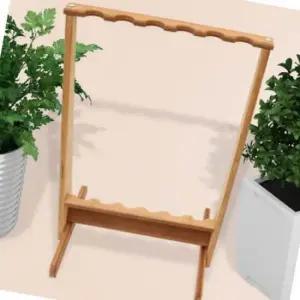 수납함 6칸 로드 거치대 낚시대전시 홀더 매장용