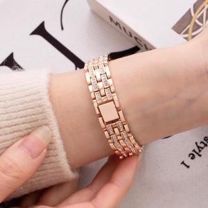 가민 릴리 2 여성용 스테인리스 스틸 메탈 다이아몬드 밴드, 스마트 시계줄