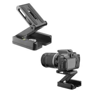 [골드스마일]DSLR 카메라 플레이트 틸트 각도 조절 삼각대 마운트 거치대 스탠드