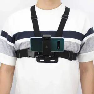 [골드스마일]핸드폰 가슴 바디 체스트 하네스 마운트 촬영 숄더스트랩 스마트폰