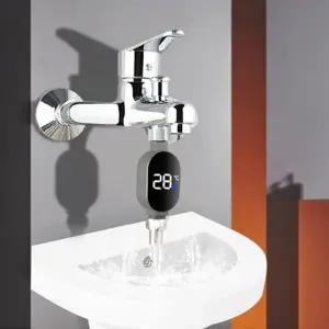 [셀러에이드]온도표시 수온체크 LED 샤워헤드 샤워기 온도계