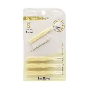 우일 덴탈치간칫솔I형 4P S 1.0mm-8632