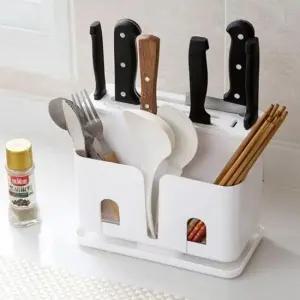 주방정리용품 칼꽂이수저통/주방정리용품 수저꽂이 씽크대정리