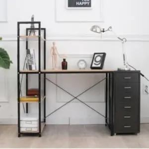 학생 H형 책장 1200 세트 h형 철제 책상 컴퓨터