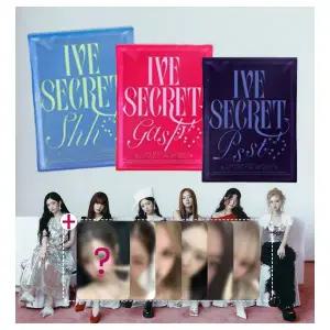 스타쉽 엔터테인먼트 아이브 앨범 3종세트+포카 멤버6종세트 특전 미니4집 시크릿 XOXZ 엑스오엑스지 IVE S