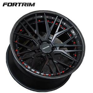 맞춤형 OEM 딥디쉬 카본 파이버 휠 18 22인치 단조 알로이 림 5x127