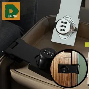 안전한 잠금장치 설치 사이즈 서랍장 블랙색상 잠금장치 아이 방지 비밀번호잠금 무타공 비번형 대형 보호