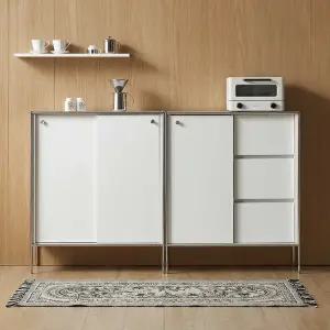 플로이 1600 도어 서랍 미드센츄리 슬라이딩 슬림 틈새 수납장