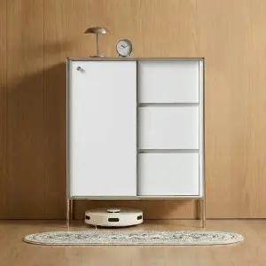 플로이 800 서랍 미드센츄리 슬라이딩 슬림 틈새 수납장