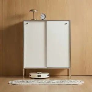 플로이 800 도어 미드센츄리 슬라이딩 슬림 틈새 수납장