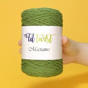 호랑이털실 마크라메실 필트위스트 10+1 면실 가방 뜨개실