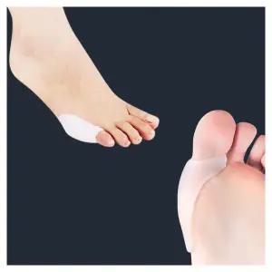 행복링크 발가락보호대 발톱 끼우개 엄지 새끼 검지 사이 고정 교정기 소건막류 실리콘보조기