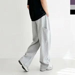 남자 벌룬 와이드 카고 트레이닝 밴딩 팬츠