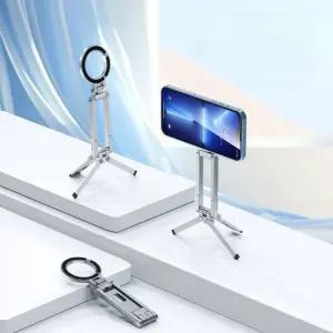 Ulanzi MA38 휴대용 미니 셀카봉 맥세이프 기능 실버