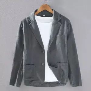 남자여름 블레이저 봄 람미 가을 남성 코튼 얇은 재킷 심플