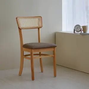 민트 라탄 원목 인테리어 카페 식탁의자 1개 2colors