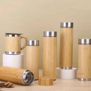 인쇄 선물 대용량 텀블러 대나무 각인 보온보냉hij408