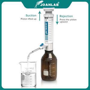 JOANLAB 공식 매장 보틀 탑 디스펜서, 조절 가능한 정량 실험실 병 포함 오토클레이브 장비