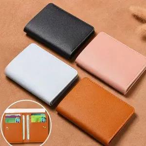 [셀러에이드]카드 지갑 슬림 남성 얇은 가죽 슬림카드지갑 미니반지갑